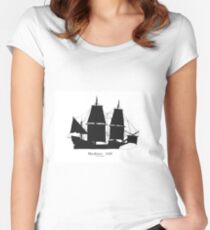 Mayflower 1620, tony fernandes Fitted Scoop T-Shirt