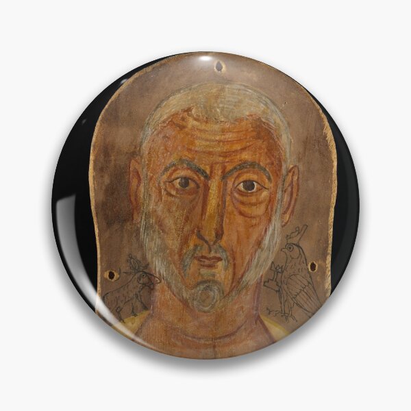 Item preview, Fayum mummy portrait ancient Egypt man designed and sold by The-Roman-Lady.