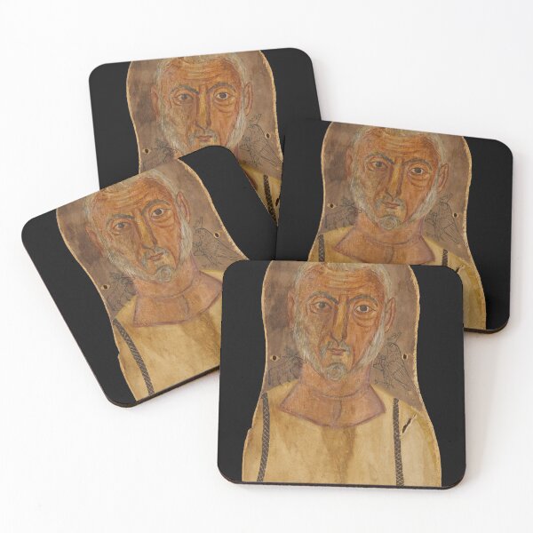 Item preview, Fayum mummy portrait ancient Egypt man designed and sold by The-Roman-Lady.