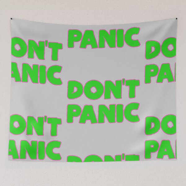 Item preview, Dont Panic - Bold And Green designed and sold by Chubuter.