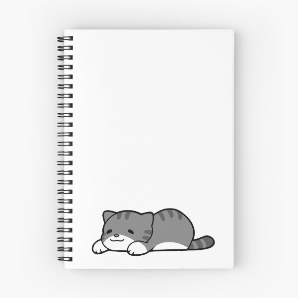 Item preview, Grey and White Chub Cat designed and sold by Ostrich Nest.