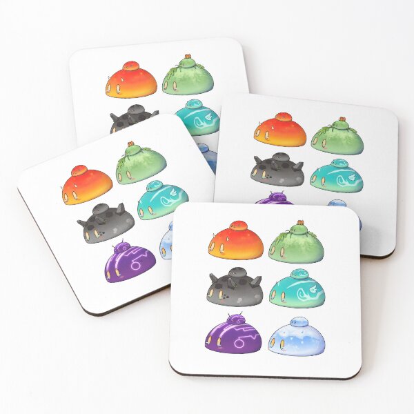 Item preview, Genshin impact cute slimes designed and sold by TunafishArt.