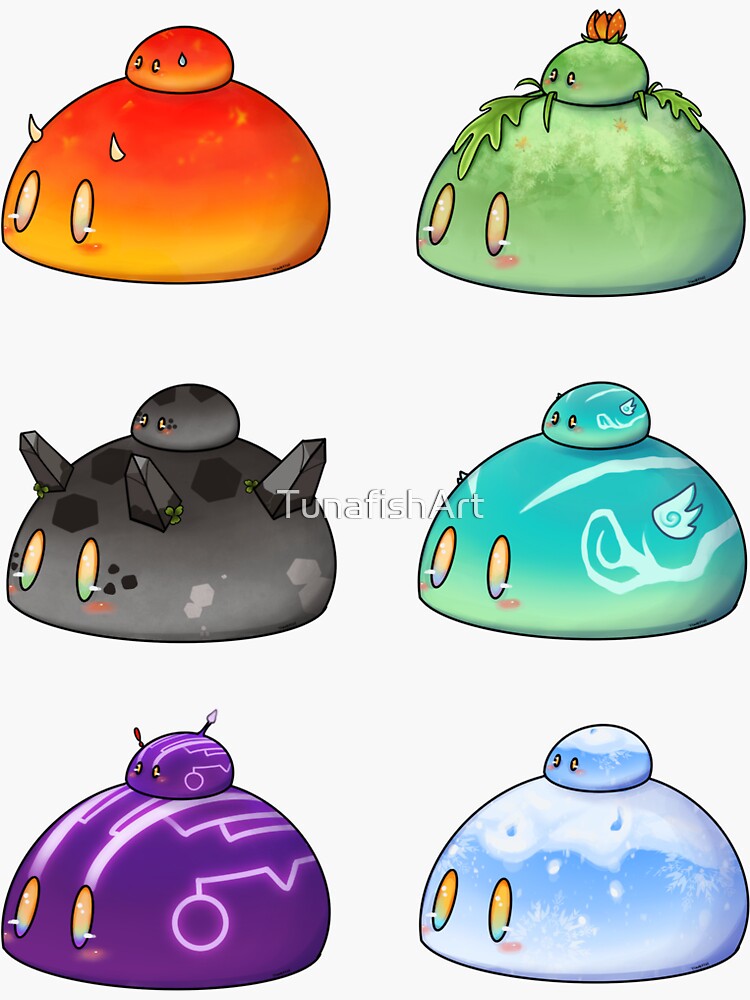 genshin impact slime bean bag