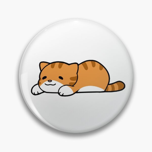 Item preview, Orange and White Chub Cat designed and sold by Ostrich Nest.