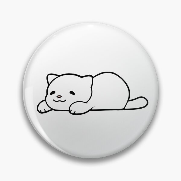 Item preview, White Chub Cat designed and sold by Ostrich Nest.