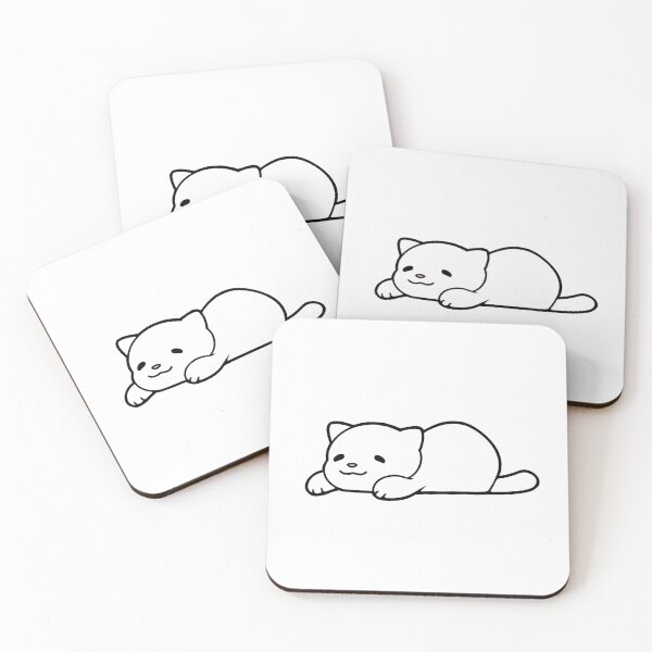 Item preview, White Chub Cat designed and sold by Ostrich Nest.