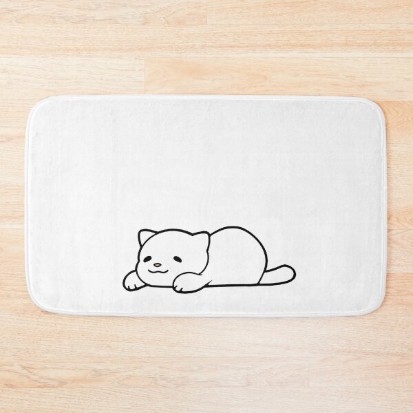 Item preview, White Chub Cat designed and sold by Ostrich Nest.
