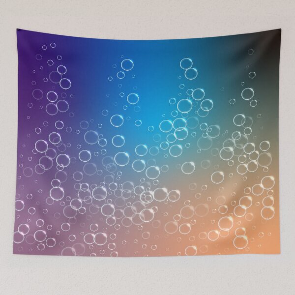 Item preview, Soap bubbles colorful beautiful design designed and sold by Brinax.