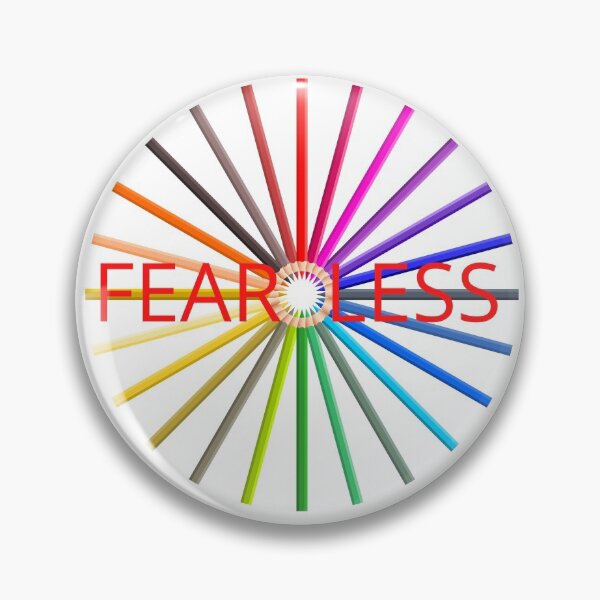 Item preview, Fearless multi color pencil wheel ,courage designed and sold by Mammanation.