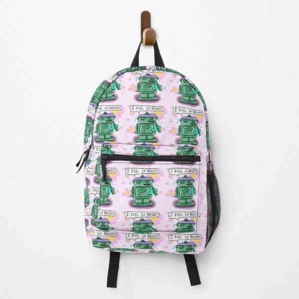 Item preview, Little Green Robot Loves Yoga: daily doodle design designed and sold by Hannah's Doodles.
