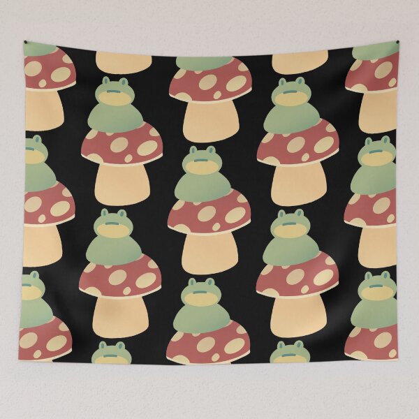 Item preview, frog on a mushroom designed and sold by rlamay17.