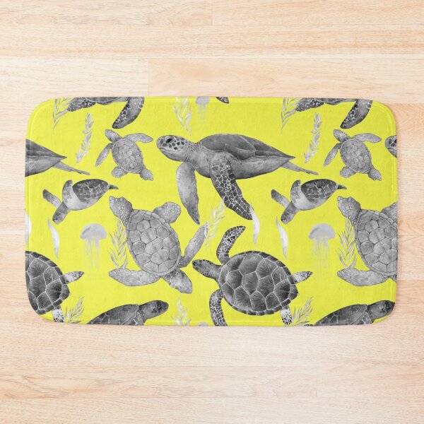 Item preview, Yellow and Gray Sea Turtles designed and sold by Catherine Holcombe.