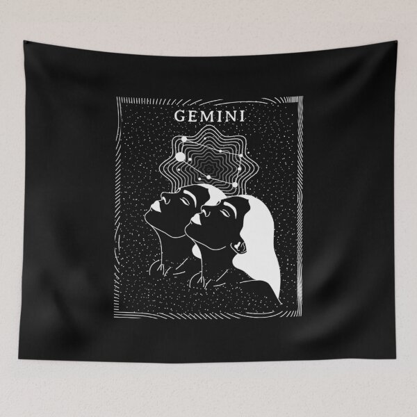 Item preview, Gemini Tarot Card The Twins Zodiac Sign designed and sold by LadyZodiac.