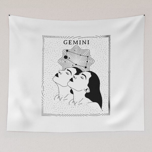 Item preview, Gemini Tarot Card The Twins Zodiac Sign designed and sold by LadyZodiac.