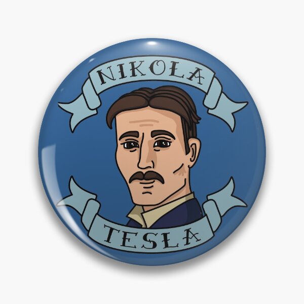 Item preview, Nikola Tesla Tattoo Portrait - Famous Inventors and Scientists - Steampunk designed and sold by SteamParliament.