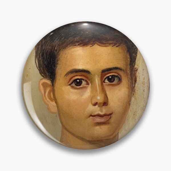 Item preview, Fayum mummy portrait ancient Egypt boy designed and sold by The-Roman-Lady.