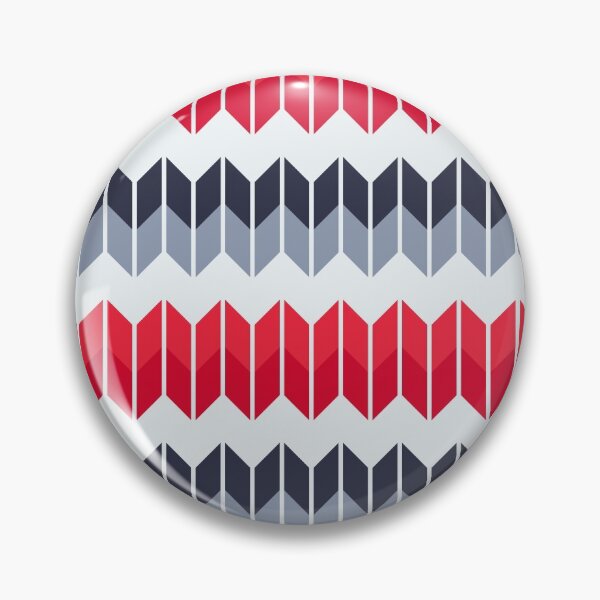 Item preview, Grey Red Art Design Pattern designed and sold by TKsTees.