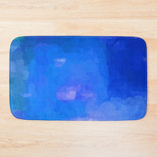 Item preview, Blue Wash Abstract Sponge Print Absolutely Impossible Pattern  designed and sold by LJWDesigns.