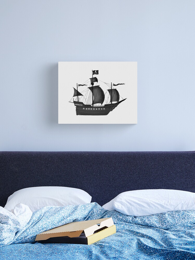 Pirate ship print by Terry Fan