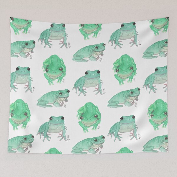 Item preview, Three White's Tree Frogs designed and sold by LReevesArt.