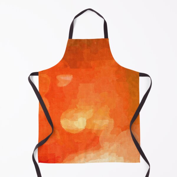 Item preview, Orange Abstract Sponge Print Absolutely Impossible Pattern  designed and sold by LJWDesigns.