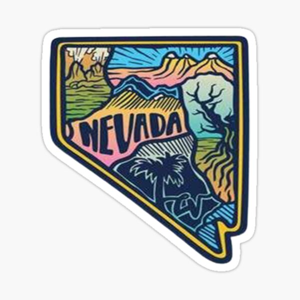 Item preview, Nevada Sticker designed and sold by Surfsy Co..