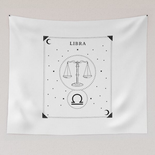 Item preview, Libra Tarot Card The Scales Zodiac Sign designed and sold by LadyZodiac.