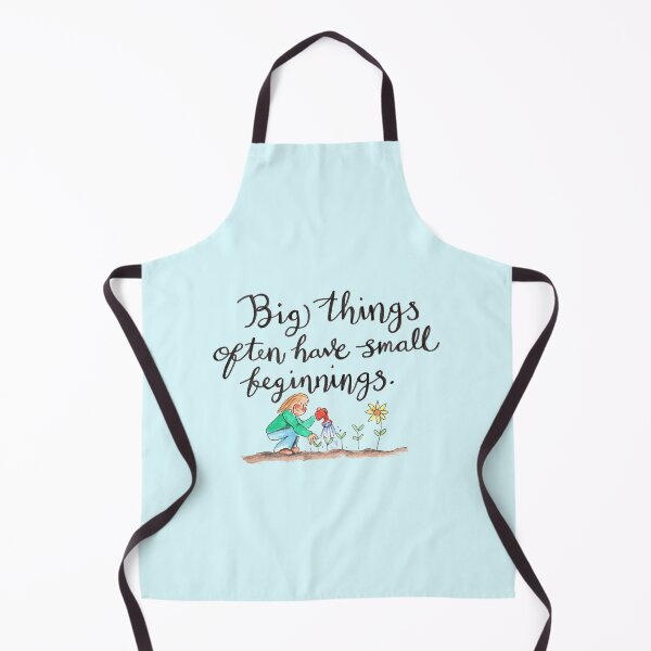 Item preview, Big Things Often Have Small Beginnings: daily doodle design designed and sold by Hannah's Doodles.