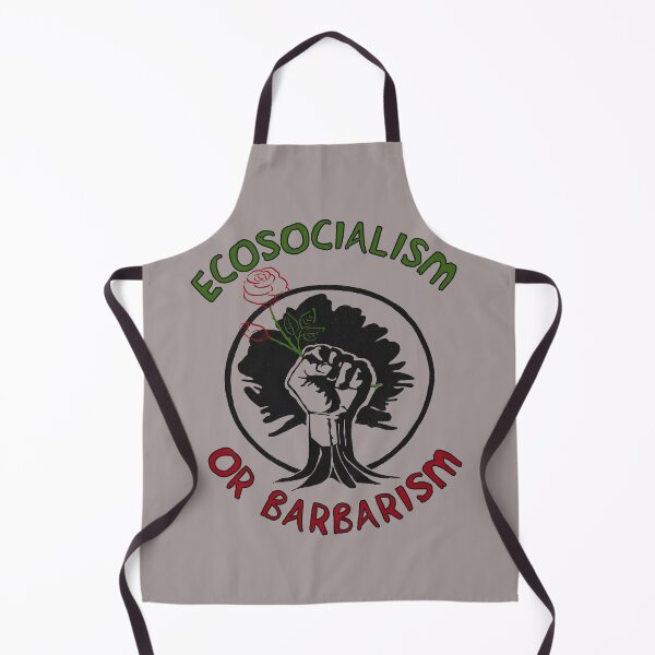 Item preview, Ecosocialism Or Barbarism - Socialist, Democratic Socialism, Climate Change, Socialism or Barbarism designed and sold by SpaceDogLaika.