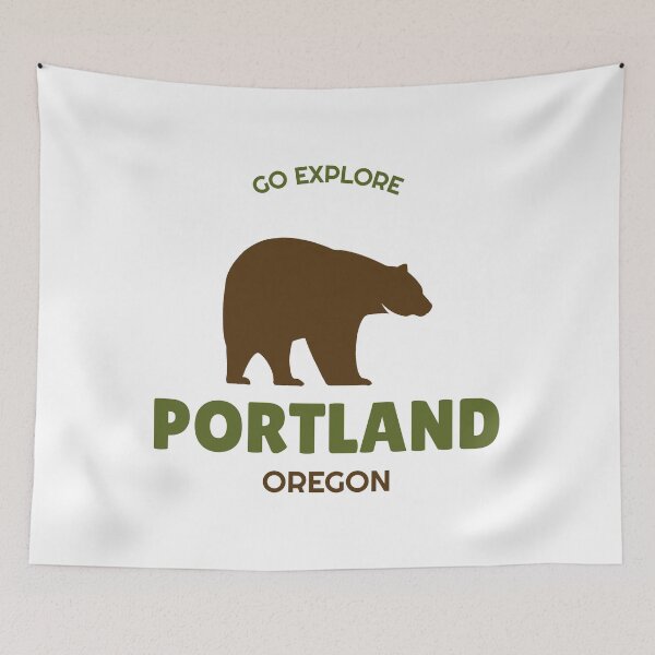 Item preview, Portland Oregon Go Explore Bear Collection designed and sold by VHIndy-Tees.