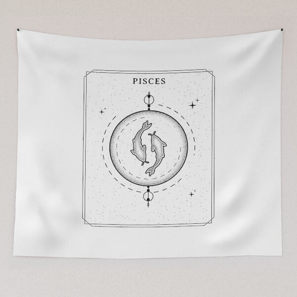Item preview, Pisces Tarot Card The Fish Zodiac Sign designed and sold by LadyZodiac.