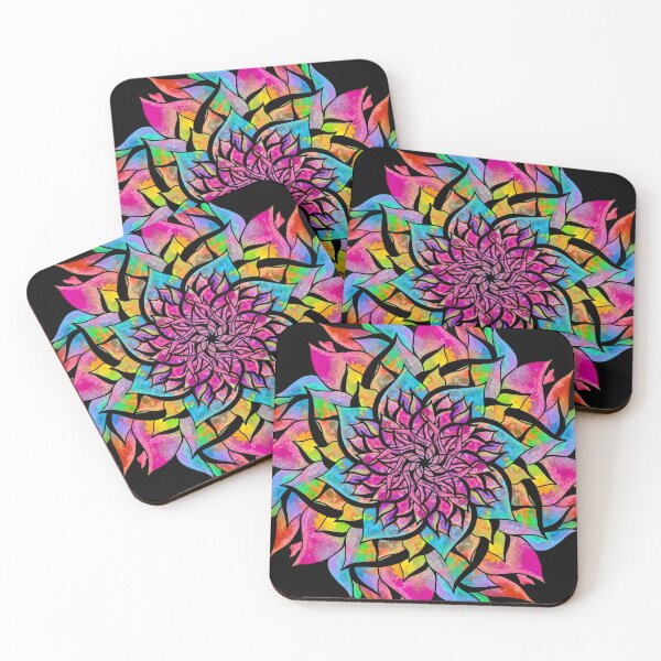 Item preview, Trippy flower mandala designed and sold by Supremebeam.