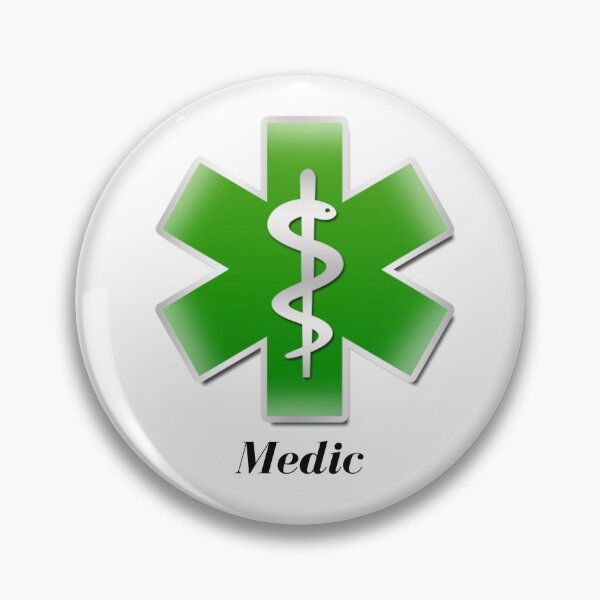 Item preview, Star of Life Medic Green designed and sold by BrushtruckBren.