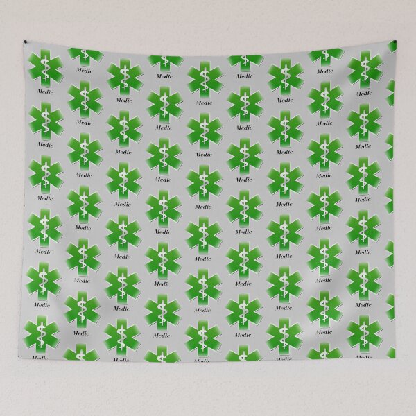 Item preview, Star of Life Medic Green designed and sold by BrushtruckBren.
