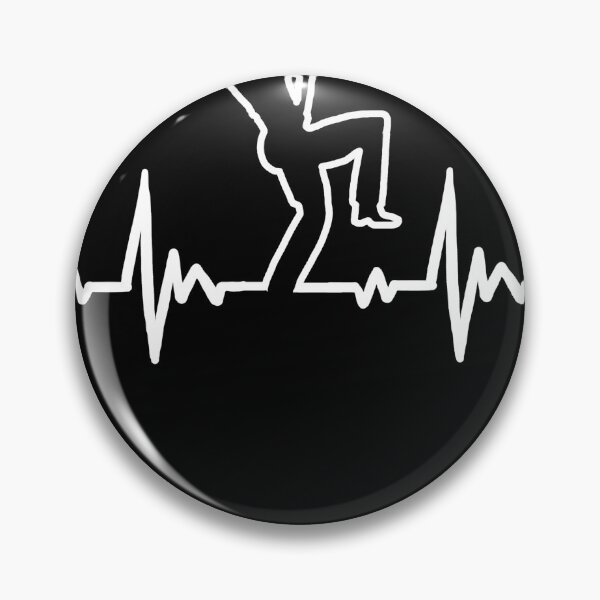 Item preview, Heartbeat dancer line dance gift for dancing designed and sold by PlatonisDesign.