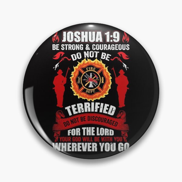 Item preview, Firefighter Joshua 1:9   designed and sold by sasigifts.