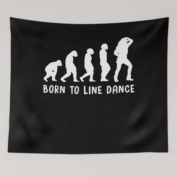 Item preview, Born To Line Dance Dancing Gift For Dancer designed and sold by PlatonisDesign.