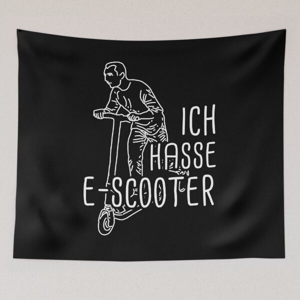 Item preview, I hate e-scooter gift idea for electric scooter opponents designed and sold by PlatonisDesign.