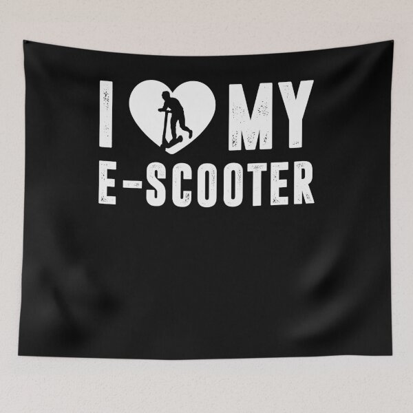 Item preview, I love e-scooter e-roller electric scooter gift designed and sold by PlatonisDesign.