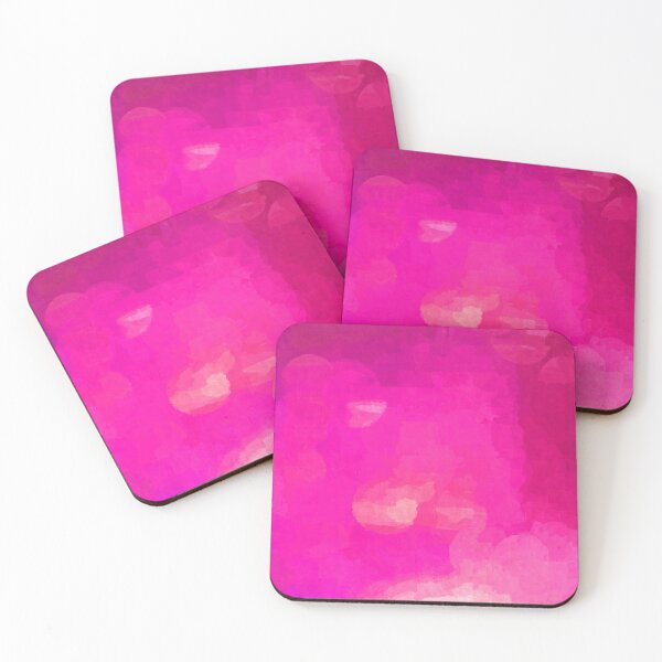 Item preview, Pink Abstract Sponge Print Absolutely Impossible Pattern  designed and sold by LJWDesigns.