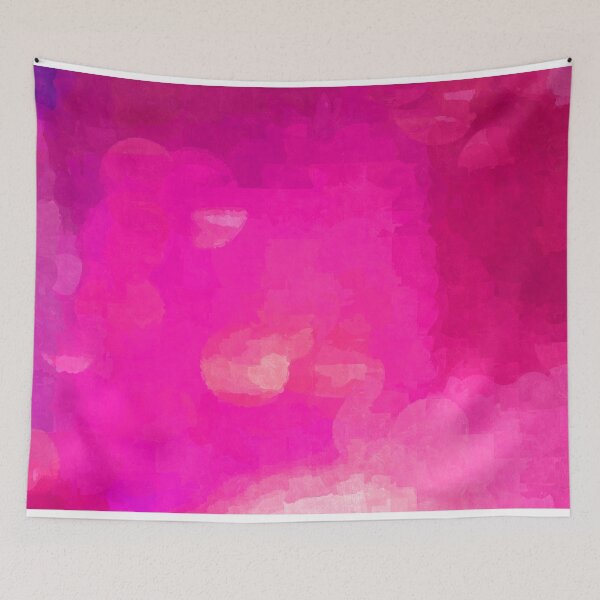 Item preview, Pink Abstract Sponge Print Absolutely Impossible Pattern  designed and sold by LJWDesigns.
