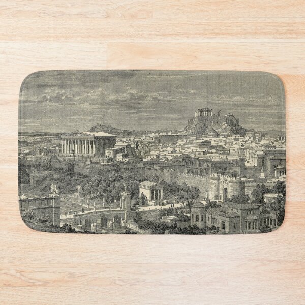 Item preview, Ancient Athens of Greece illustration designed and sold by ClassicalGreece.