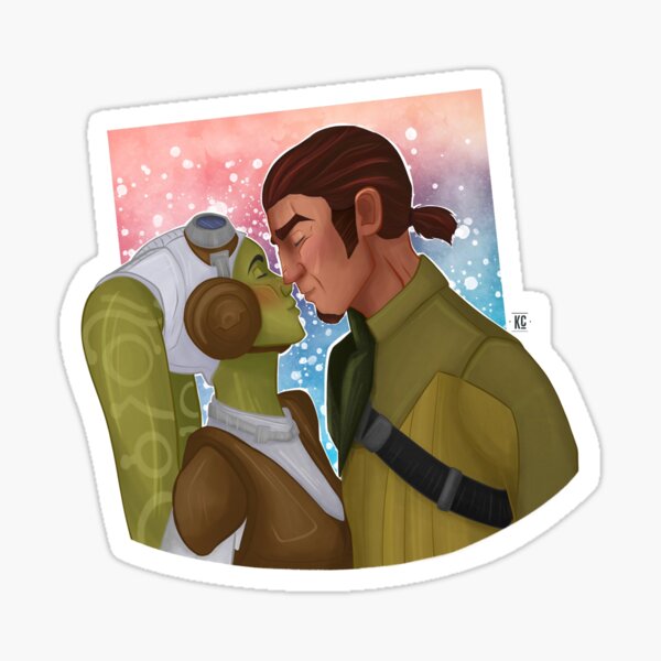 Vista previa del artículo con la obra «Hera x Kanan», diseñado y vendido por KeepCreative.