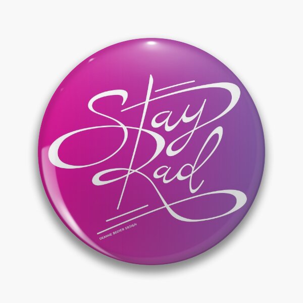 Item preview, Stay Rad - Hand Drawn Lettering designed and sold by DeAnne Bedier.