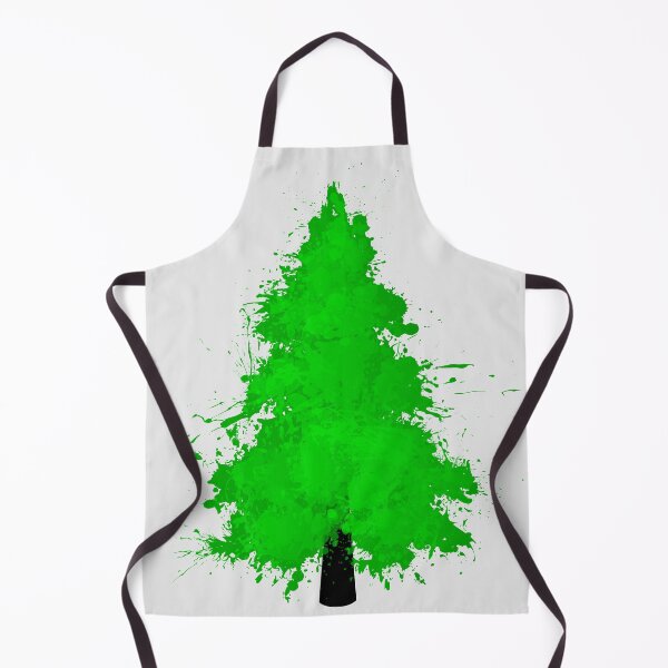 Item preview, green splatter pine tree designed and sold by jc007.
