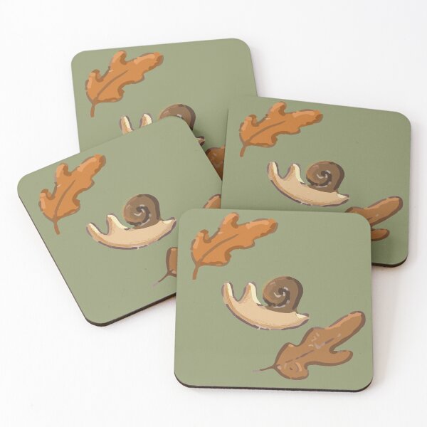 Item preview, Сute snail and leaves designed and sold by TerraKotta.