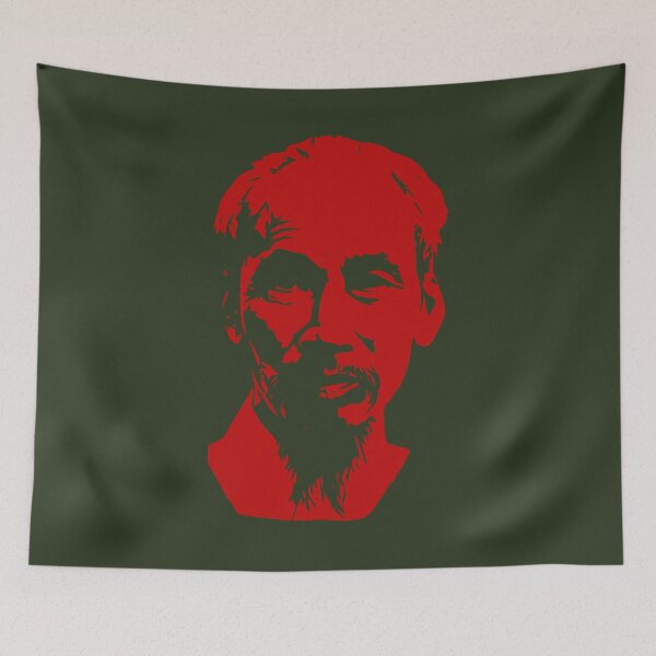 Item preview, Ho Chi Minh Silhouette - Historical, Vietnamese, Revolutionary, Communist, Anti Imperialist, Vietnam War  designed and sold by SpaceDogLaika.