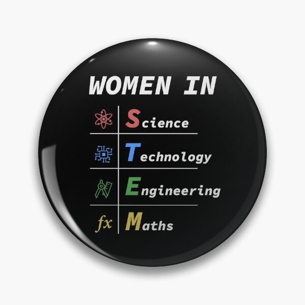 Item preview, Women In STEM, Women In Tech, Woman in Science Technology Engineering Mathematics, Dark designed and sold by Max-Wear.