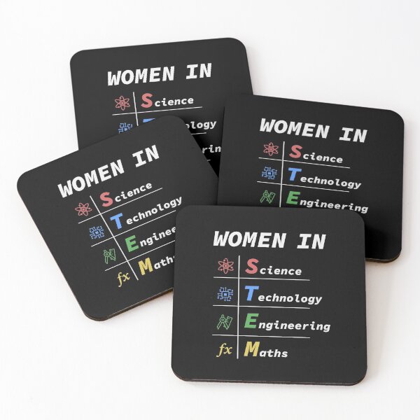 Item preview, Women In STEM, Women In Tech, Woman in Science Technology Engineering Mathematics, Dark designed and sold by Max-Wear.