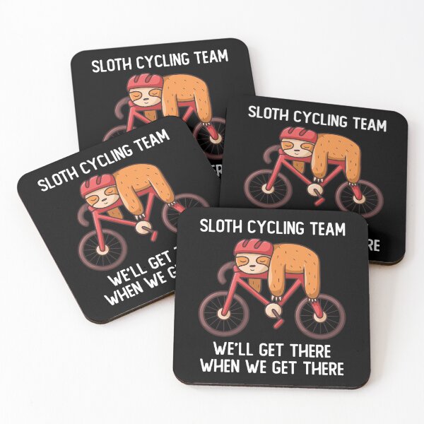 Item preview, Sloth Cycling Team We'll Get There When We Get There designed and sold by OnepixArt.